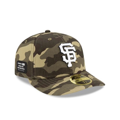 San Francisco Giants Gorra | New Era MLB Armed Forces Weekend Low Profile 59fifty Fitted Cap Mexico - Verdes